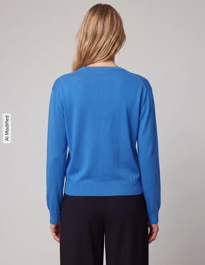 Jake*s Casual Pullover met v-hals - Foto 3