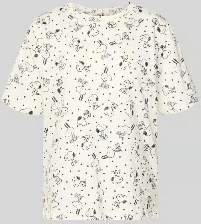 Jake*s Casual pyjamabovendeel met peanuts -print - Foto 2