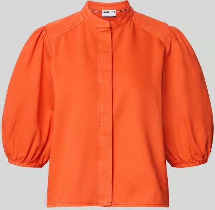 Jake*s Casual Regular fit blouse met ballonmouwen