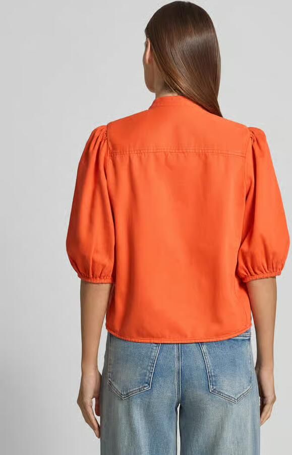 Jake*s Casual Regular fit blouse met ballonmouwen - Foto 2