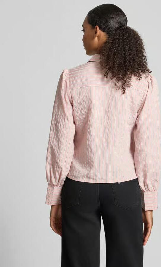 Jake*s Casual Regular fit blouse met lange mouwen van viscosemix - Foto 3