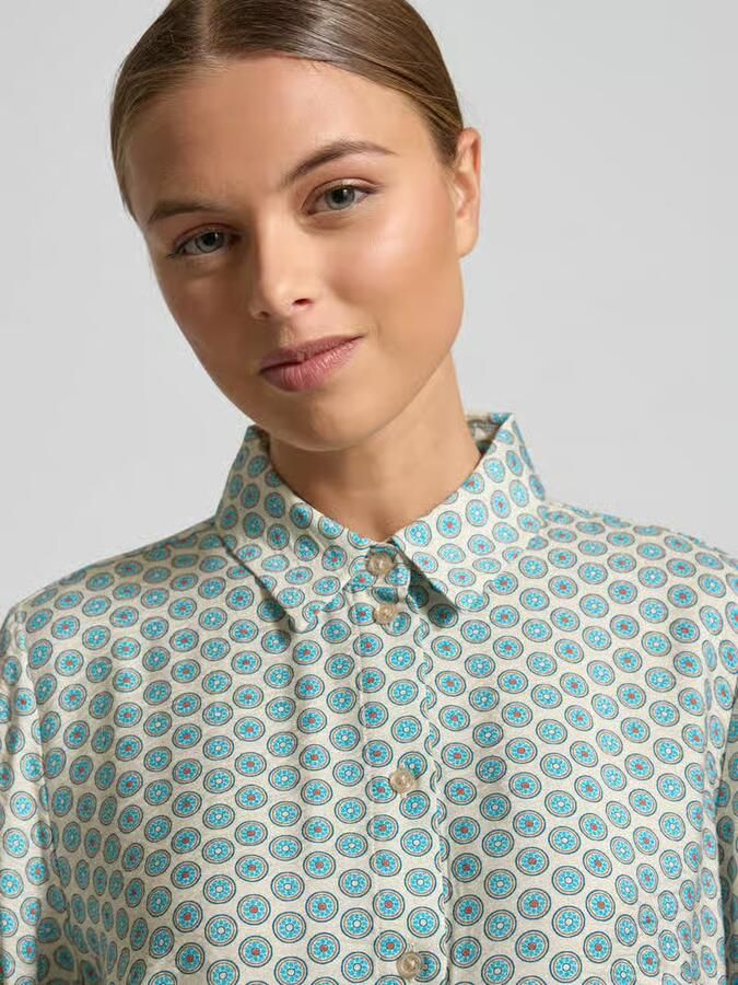 Jake*s Casual Regular fit Blouse van Viscosemix in All-over look