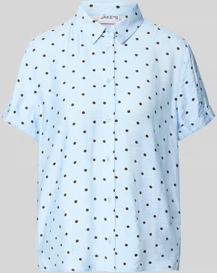 Jake*s Casual Regular fit Blouse van Viscosemix in All-over look