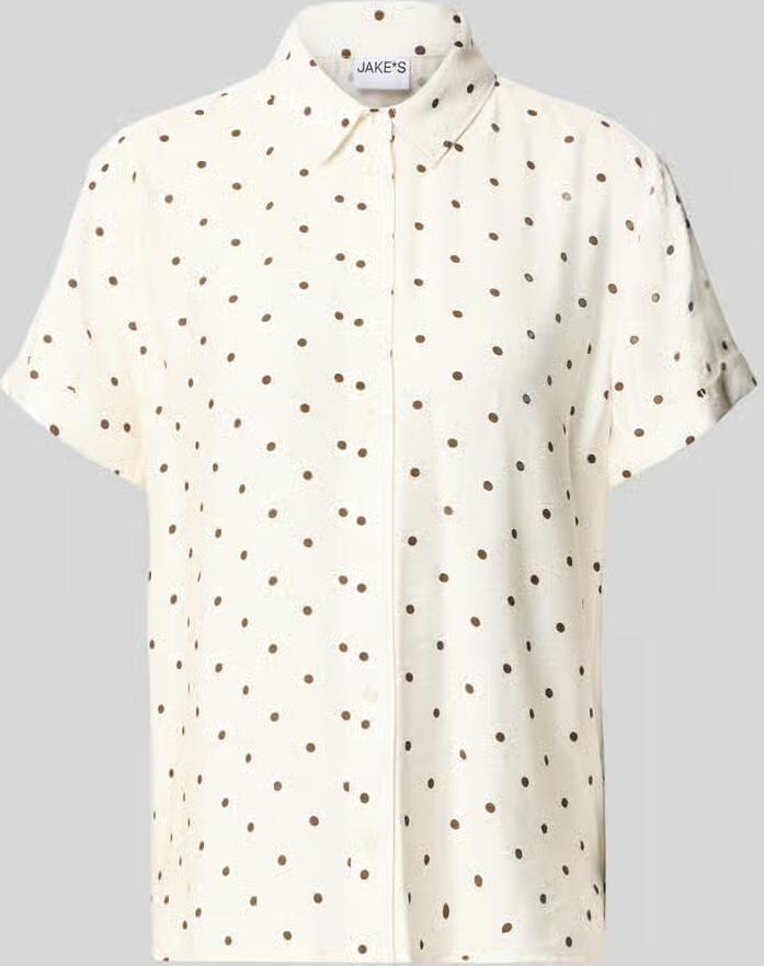 Jake*s Casual Regular fit Blouse van Viscosemix in All-over look