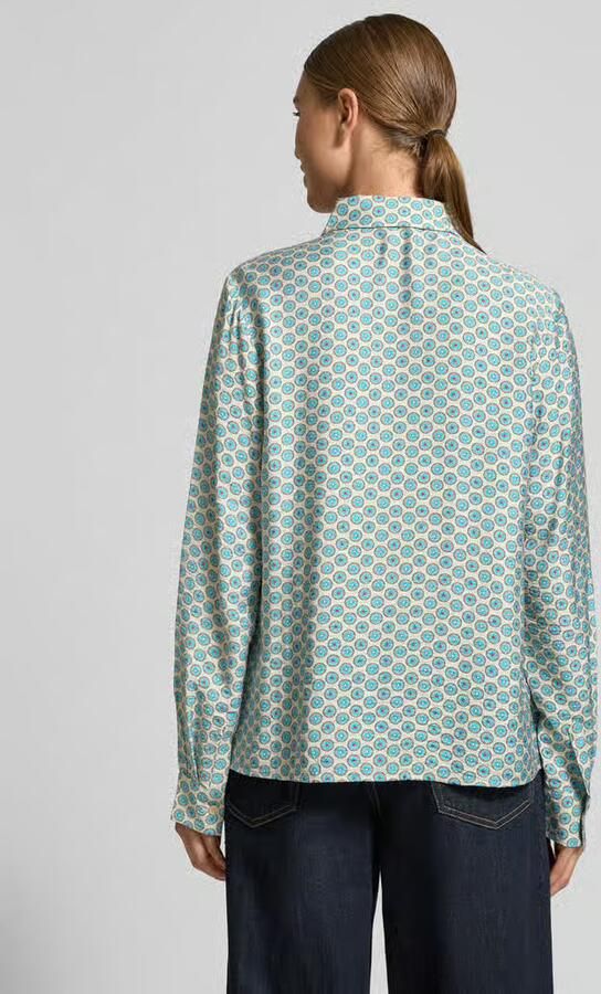 Jake*s Casual Regular fit Blouse van Viscosemix in All-over look - Foto 3
