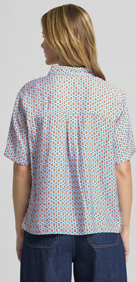 Jake*s Casual Regular fit Blouse van Viscosemix met 1 2-mouwen - Foto 3