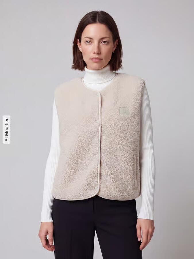 Jake*s Casual Regular fit bodywarmer met logodetail - Foto 3