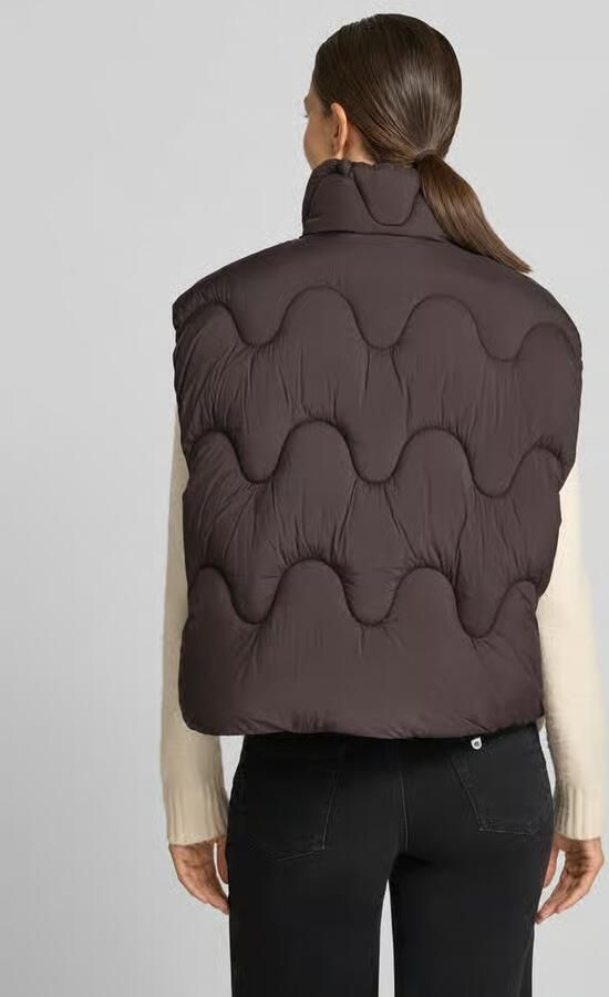 Jake*s Casual regular fit bodywarmer met opstaande kraag