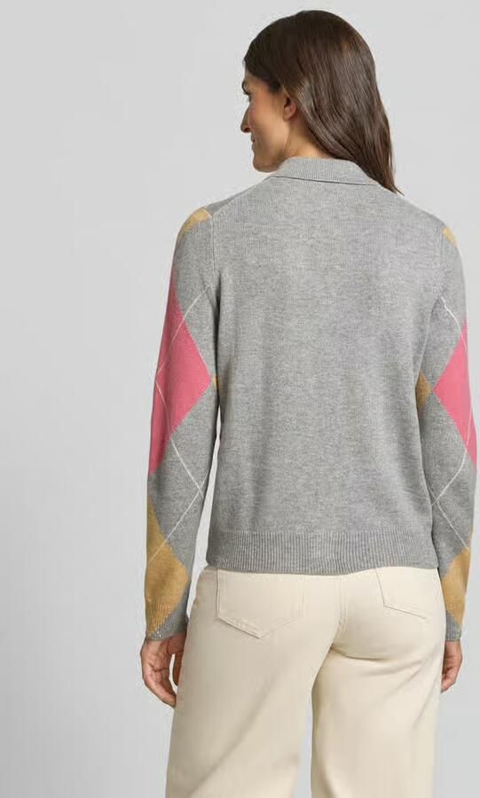 Jake*s Casual Regular fit gebreid jack met wol - Foto 2