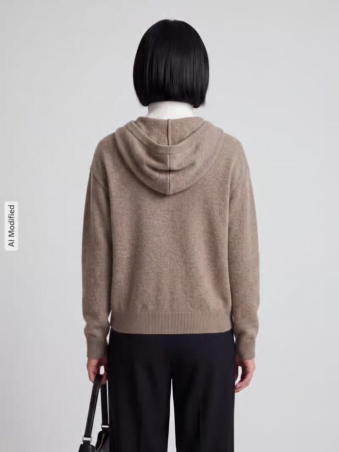 Jake*s Casual Regular fit gebreid jack van puur kasjmier - Foto 2