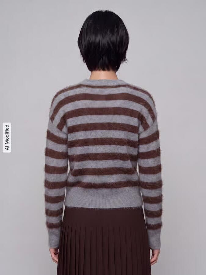 Jake*s Casual Regular fit gebreid jack van puur kasjmier - Foto 2