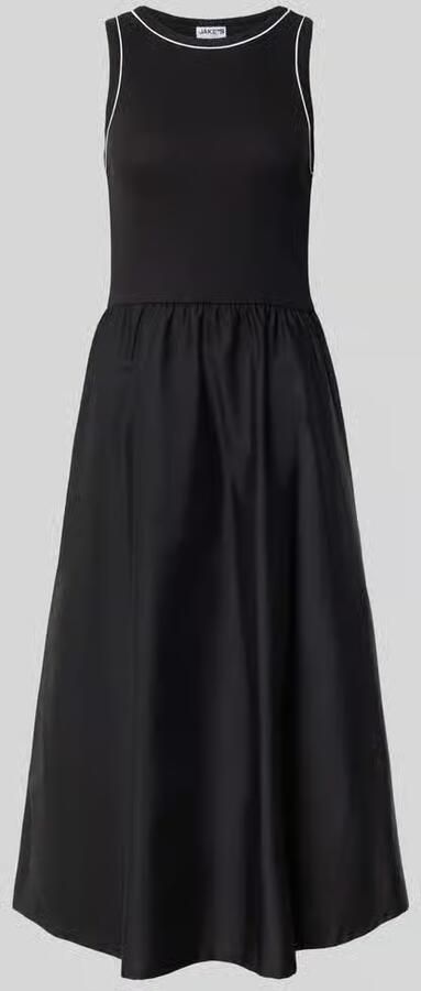 Jake*s Casual regular fit midi-jurk met ronde hals - Foto 3