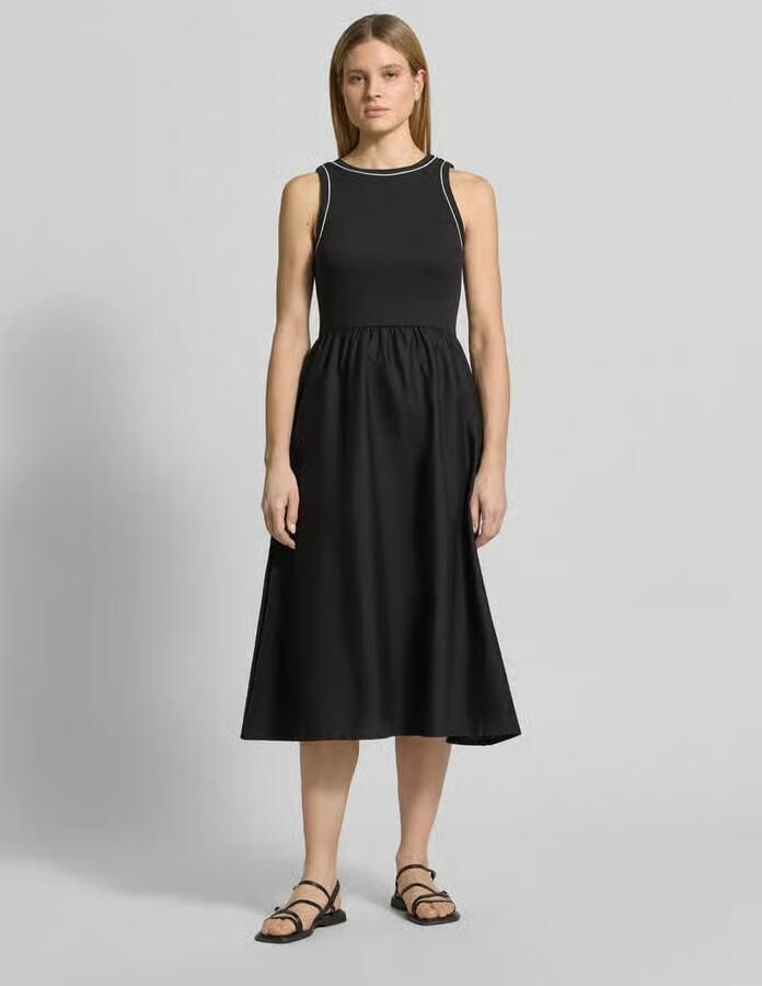 Jake*s Casual regular fit midi-jurk met ronde hals - Foto 3
