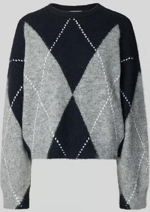 Jake*s Casual Regular fit pullover van wolmix