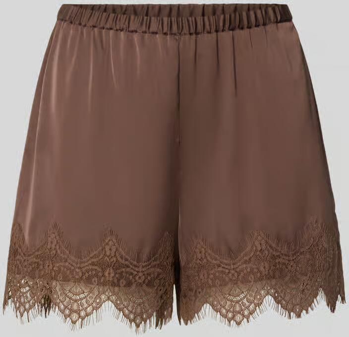 Jake*s Casual Regular fit pyjama short met kant - Foto 2