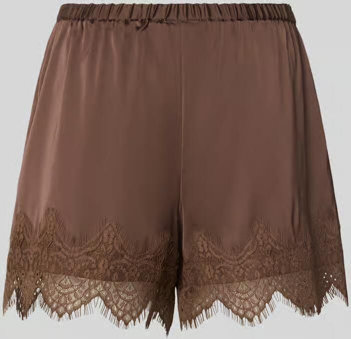 Jake*s Casual Regular fit pyjama short met kant