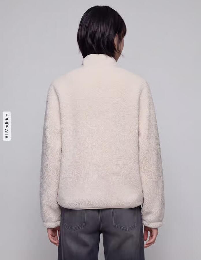 Jake*s Casual Regular fit sweatjack van teddybont - Foto 3