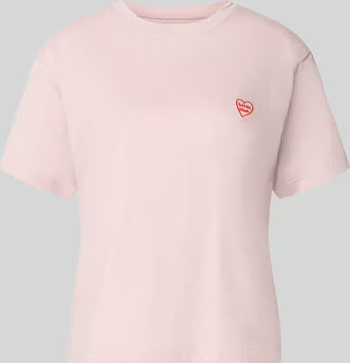 Jake*s Casual regular fit T-shirt met motiefstiksel - Foto 2