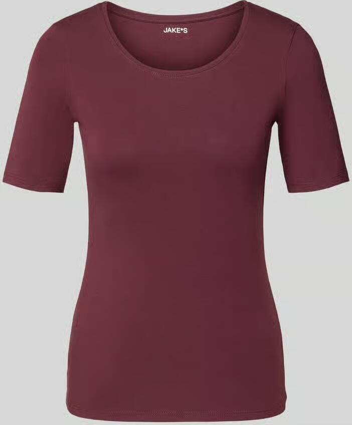 Jake*s Casual regular fit T-shirt van katoenmix