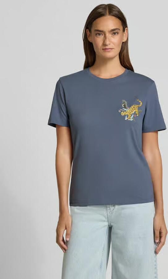 Jake*s Casual regular fit T-shirt van katoenmix - Foto 2