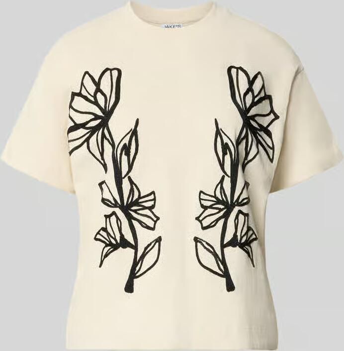 Jake*s Casual Regular fit t-shirt van puur katoen