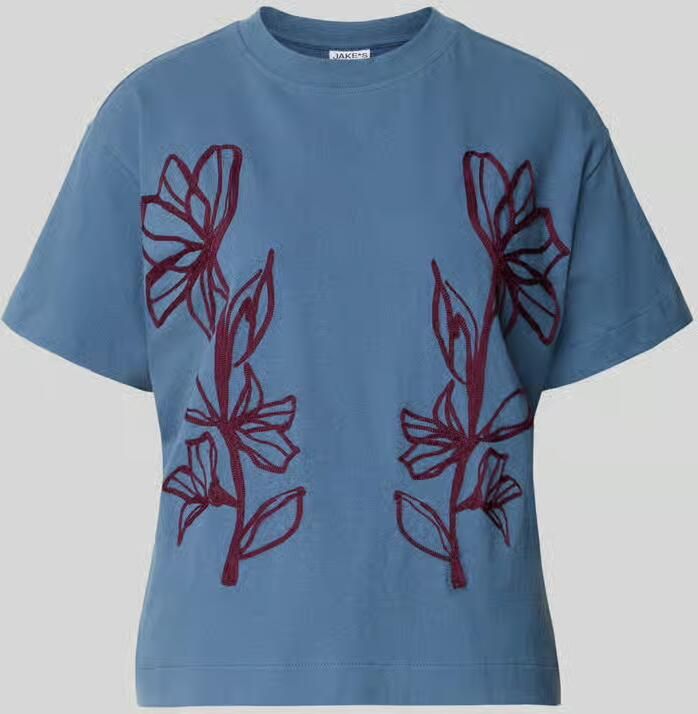 Jake*s Casual Regular fit t-shirt van puur katoen