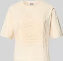 Jake*s Casual Regular fit t-shirt van puur katoen model 'T066-BFCrochet'