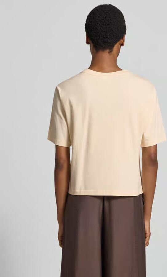 Jake*s Casual Regular fit t-shirt van puur katoen model 'T066-BFCrochet' - Foto 3
