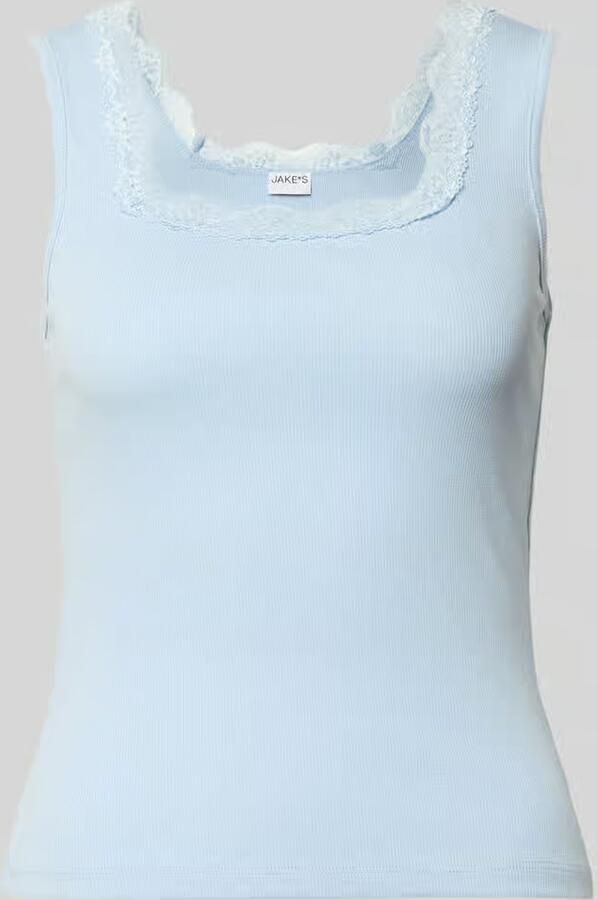 Jake*s Casual Regular fit top met kant - Foto 2