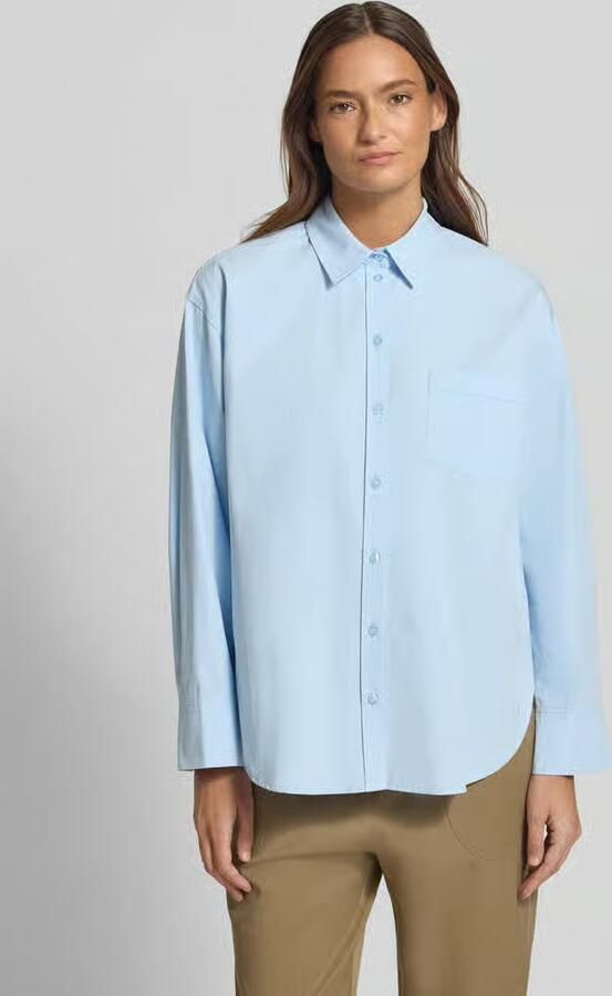 Jake*s Casual Relaxed fit blouse met borstzak - Foto 2