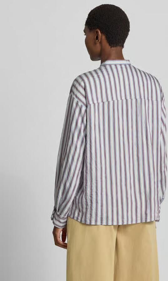 Jake*s Casual relaxed fit blouse met lange mouwen van viscosemix - Foto 3