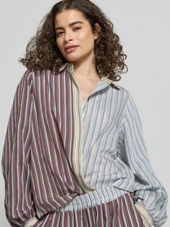 Jake*s Casual relaxed fit blouse van lyocellmix