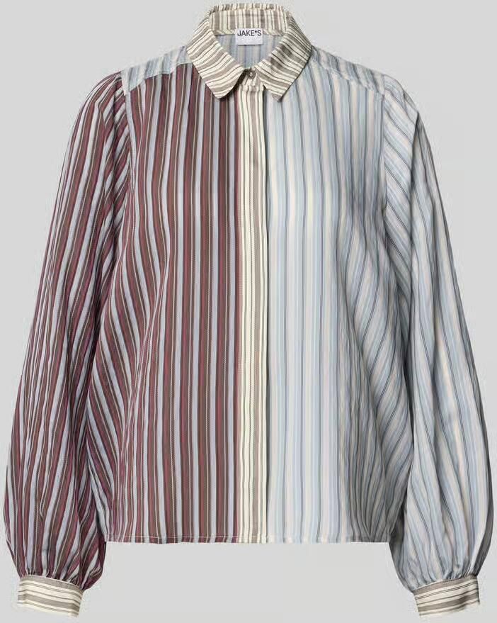 Jake*s Casual relaxed fit blouse van lyocellmix - Foto 2