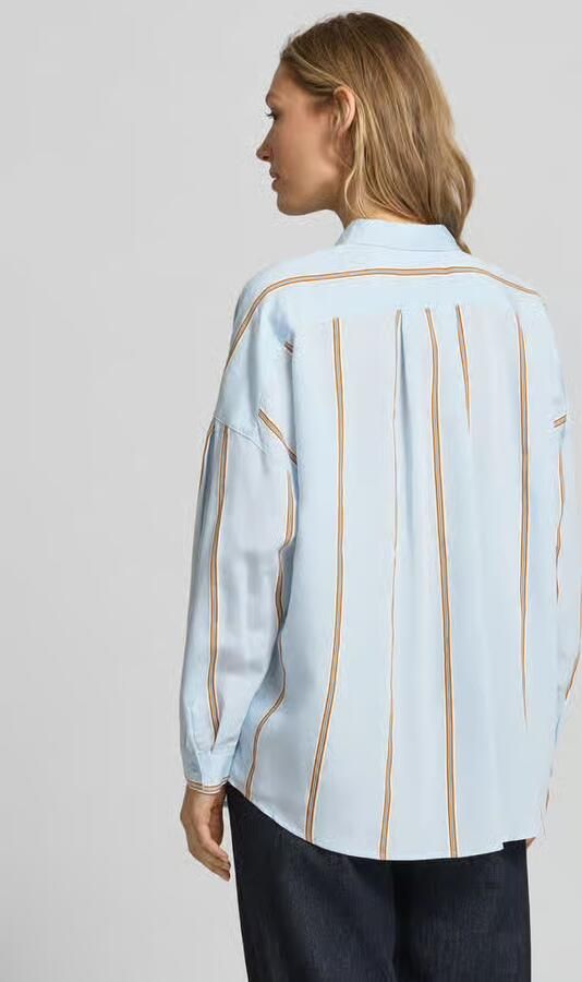 Jake*s Casual relaxed fit blouse van viscosemix - Foto 3