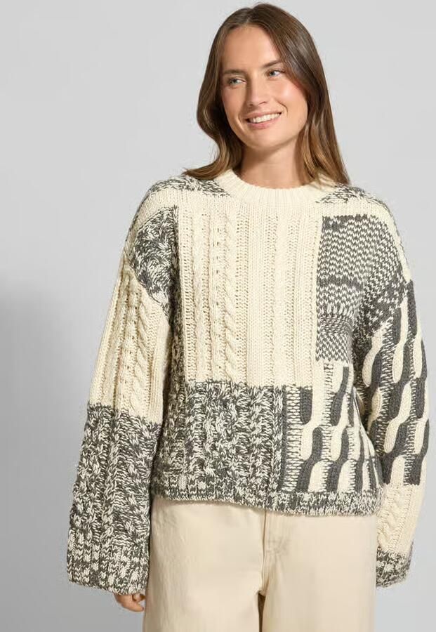 Jake*s Casual Relaxed fit gebreide pullover met wol - Foto 2
