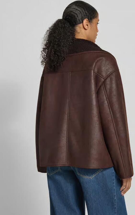 Jake*s Casual Relaxed Fit jas met teddyfleece
