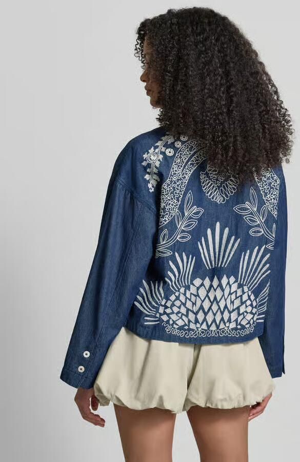 Jake*s Casual Relaxed fit jeansblouse van katoen - Foto 2