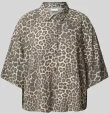 Jake*s Casual Relaxed fit overhemdblosue met 1 2-mouwen