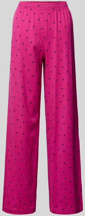 Jake*s Casual relaxed fit pyjamabroek van puur katoen