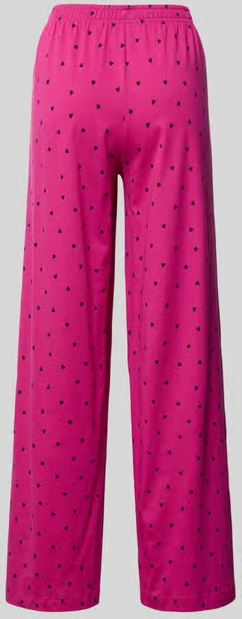 Jake*s Casual relaxed fit pyjamabroek van puur katoen