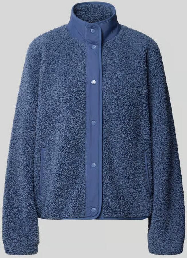Jake*s Casual Relaxed fit sweatjack in teddystof