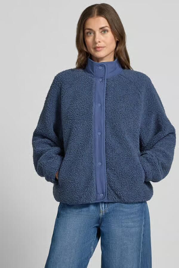 Jake*s Casual Relaxed fit sweatjack in teddystof - Foto 2