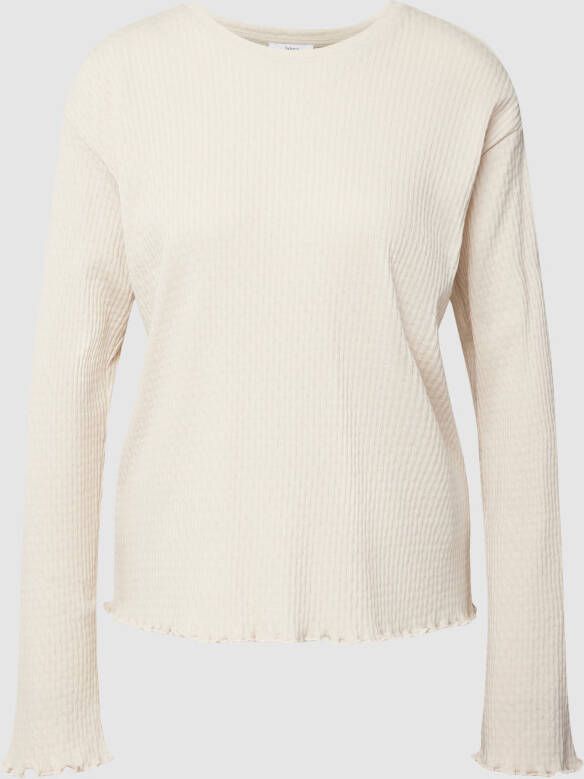 Jake*s Casual Shirt met lange mouwen en structuurmotief