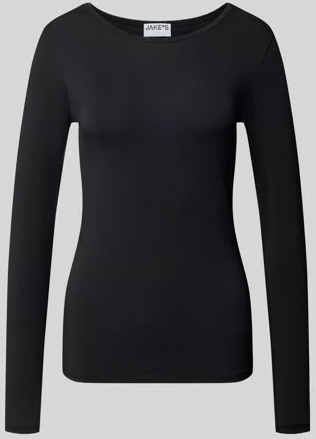Jake*s Casual Shirt met lange mouwen met boothals