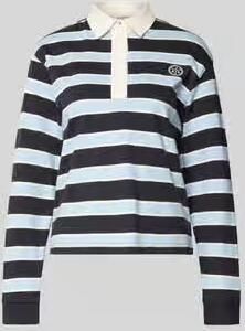 Jake*s Casual Shirt met lange mouwen met labelstitching