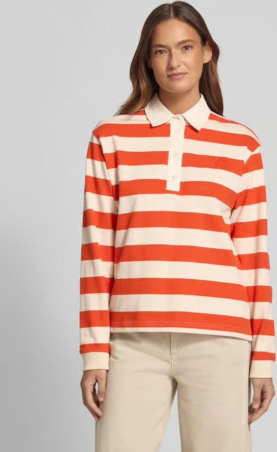Jake*s Casual Shirt met lange mouwen met labelstitching - Foto 4