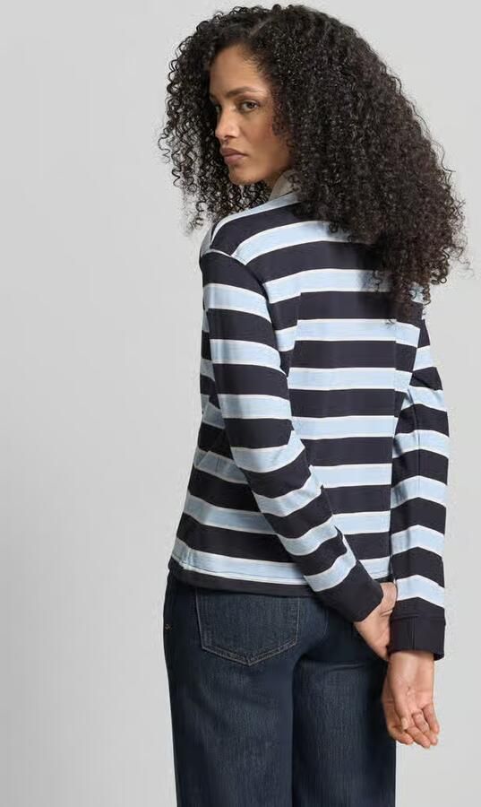 Jake*s Casual Shirt met lange mouwen met labelstitching - Foto 3
