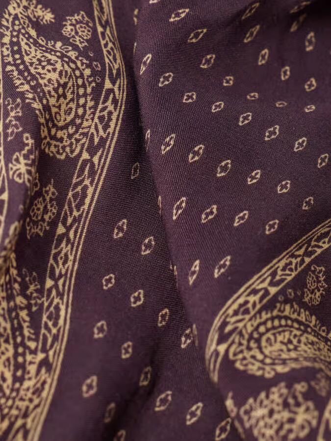 Jake*s Casual Sjaal van pure viscose met all-over paisleydessin