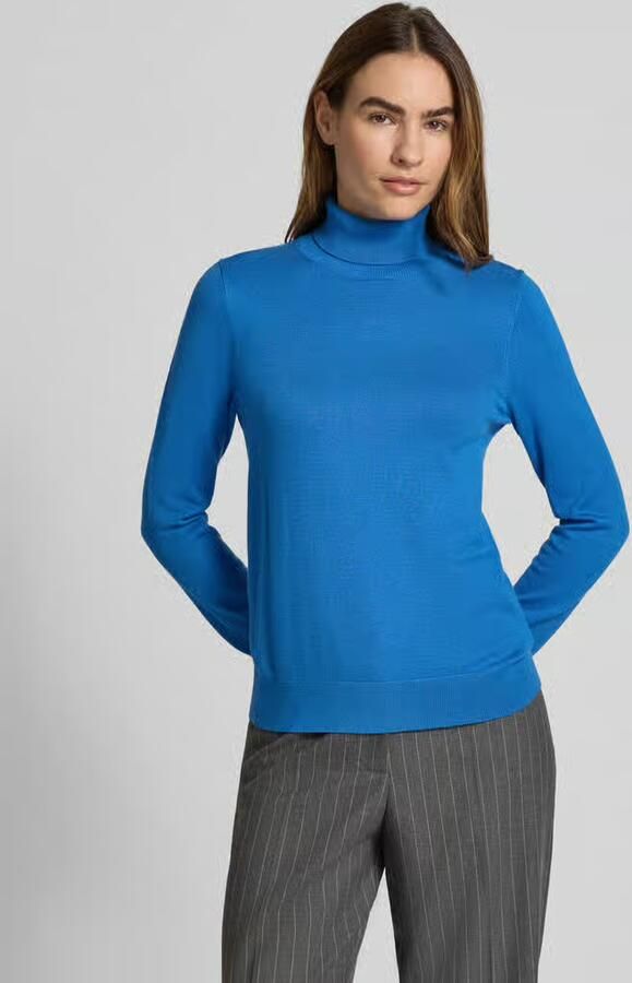 Jake*s Casual Slim fit shirt met lange mouwen van viscosemix in gebreide look - Foto 2