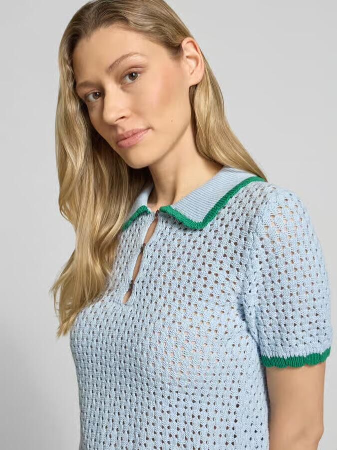Jake*s Casual slim fit poloshirt in brei-look